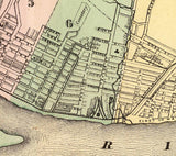 1873 Map of Wheeling West Virginia