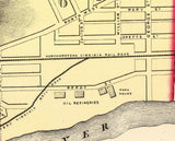 1873 Map of Parkersburg West Virginia