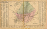 1885 Map of Staunton Augusta County Virginia