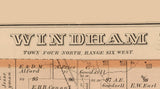 1874 Map of Windham Township Portage County Ohio