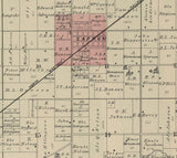 1886 Map of Boone Township Boone County Illinois