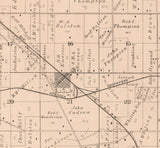 1886 Map of Caledonia Township Boone County Illinois