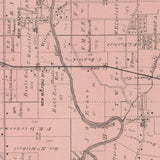 1886 Map of New Milford Township Winnebago County Illinois