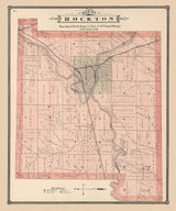 1886 Map of Rockton Township Winnebago County Illinois