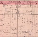 1886 Map of Seward Township Winnebago County Illinois