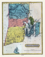 1816 Map of Rhode Island