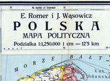 1930 Map of Poland