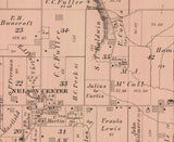 1874 Map of Nelson Township Portage County Ohio
