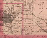 1874 Map of Nelson Township Portage County Ohio