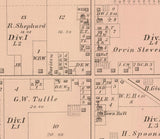 1874 Map of Palmyra Portage County Ohio