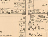 1874 Map of Windham Center Portage County Ohio