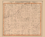 1874 Map of Shalersville Township Portage County Ohio
