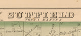 1874 Map of Suffield Township Portage County Ohio