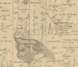 1874 Map of Suffield Township Portage County Ohio