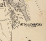 1876 Map of St Johnsbury Vermont