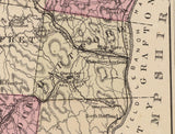 1876 Map of Windsor County Vermont