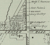 1899 Map of Church Hill Trumbull County Ohio