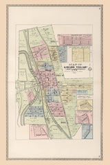 1899 Map of Girard Village Trumbull County Ohio