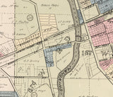 1899 Map of Warren Trumbull County Ohio