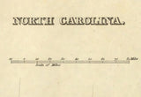 1822 Map of North Carolina