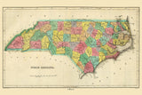 1822 Map of North Carolina