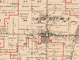 1899 Map of Fowler Township Trumbull County Ohio
