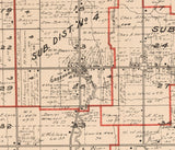 1899 Map of Greene Township Trumbull County Ohio