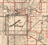 1899 Map of Hubbard Township Trumbull County Ohio