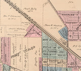 1899 Map of Niles Trumbull County Ohio