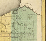 1829 Map of Chautauque County New York