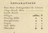 1829 Map of Genesee County New York