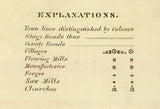 1829 Map of Livingston County New York