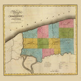 1829 Map of Niagara County New York