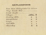 1829 Map of Seneca County New York