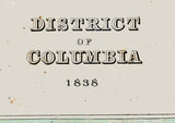 1838 Map of Washington DC