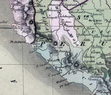 1848 Map of Peru and Bolivia