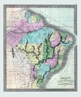 1848 Map of Brazil