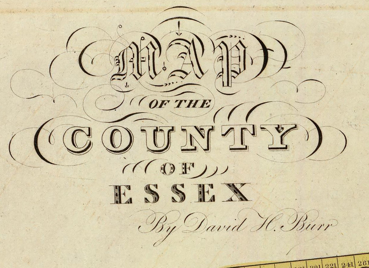 1829 Map of Essex County New York