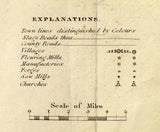 1829 Map of Suffolk County New York