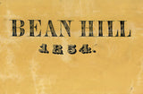 1854 Map of Bean Hill Connecticut