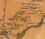 1854 Map of Jewett City Connecticut