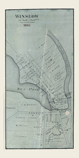 1859 Map of Winslow Illinois