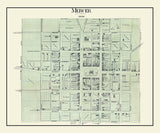 1860 Map of Mercer Pennsylvania