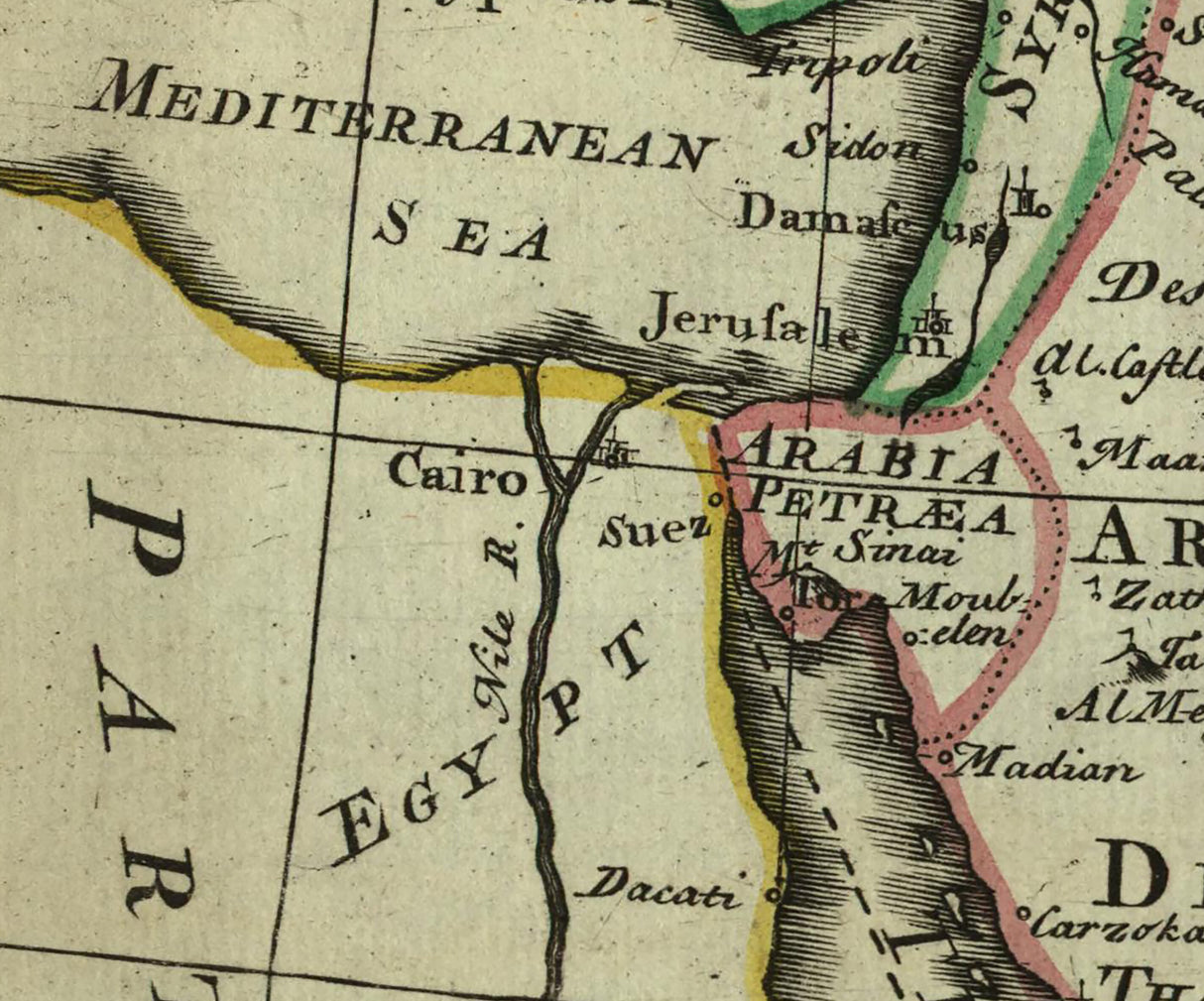 1715 Map of Arabia