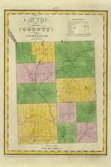 1829 Map of Cortland County New York