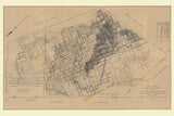 1951 Map of Leckrone 2 Mine Dunkard Township Greene County Pennsylvania