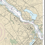 2013 Nautical Chart of Portsmouth to Dover and Exeter Piscataqua River