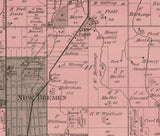 1800 Map of German Township Auglaize County Ohio