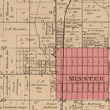 1880 Map of Jackson Township Auglaize County Ohio