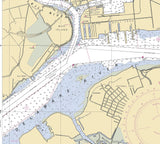 2001 Nautical Chart of Philadelphia and Camden Waterfronts